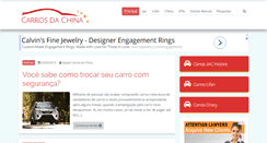 Desktop Screenshot of carrosdachina.com